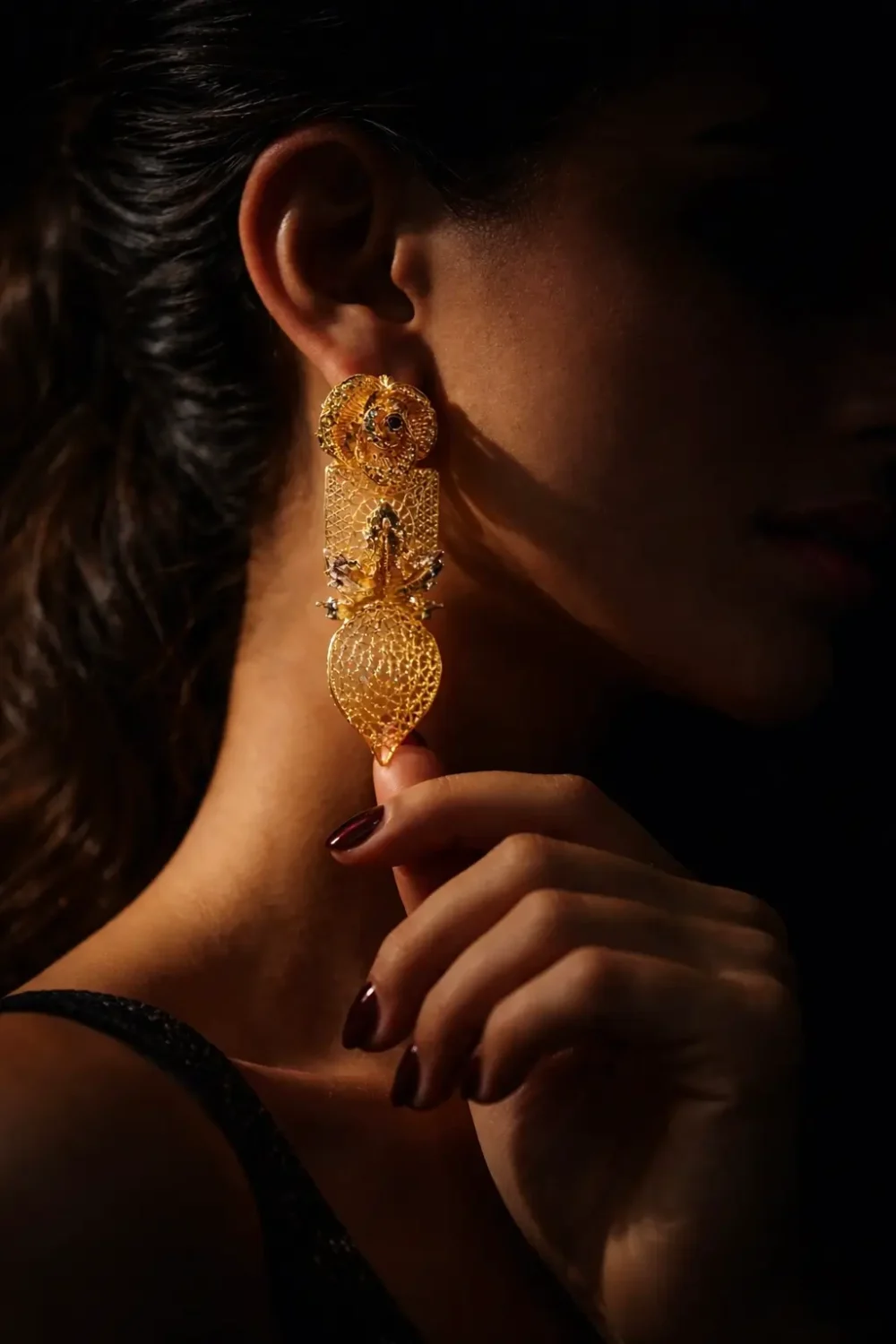 The Antique Floral Earrings